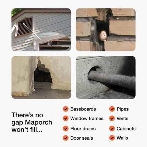 MaPorch Mice Control Steel Wool+ Gloves & Scissors