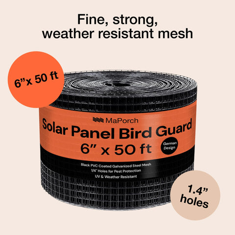 MaPorch Solar Panel Mesh Screen Bundle Pack