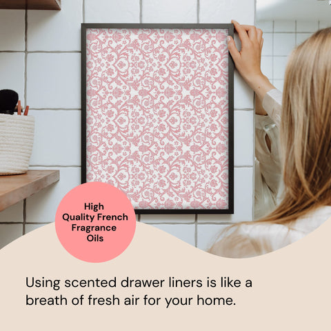 Scented Drawer Paper Liners (6-Pack Non-Adhesive Sheets) Elodie Essentials