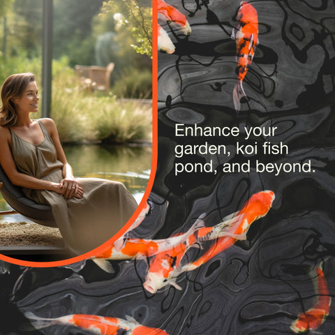 MaPorch Waterproof Pond Liner- Black