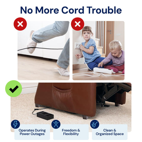 Blue Cactus Recliner Battery Pack With Charger