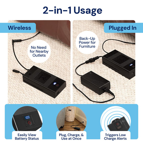 Blue Cactus Recliner Battery Pack With Charger