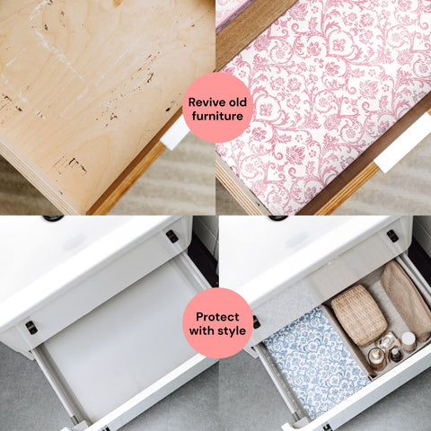 Scented Drawer Paper Liners (6-Pack Non-Adhesive Sheets) Elodie Essentials