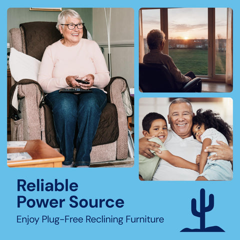 Blue Cactus Recliner Battery Pack With Charger