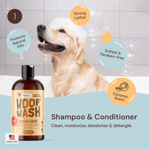 Sunny & Honey Dog Bathing Kit: Bath Time Freshness & Beyond