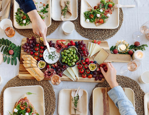 Holiday party prep