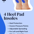 Shoe Insoles for Heel Pain & Heel Spurs (2 Pairs) Yogamedic