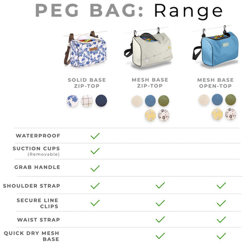 Wearable Clothespin & Peg Bag for Clothesline