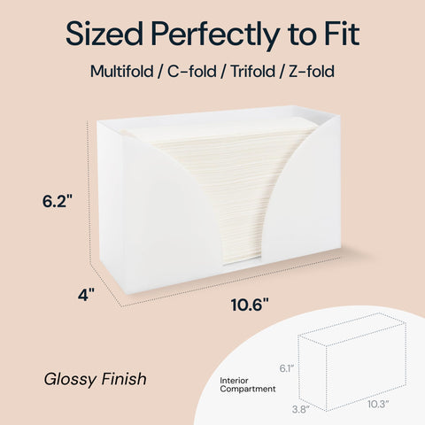 SimplyImagine Countertop Paper Towel Holder Dispenser