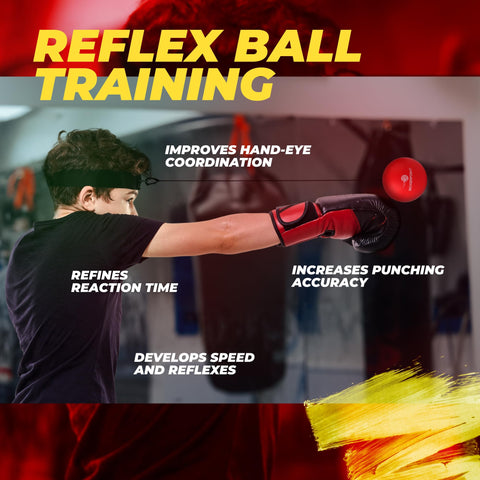 Boxing Reflex Ball Headband