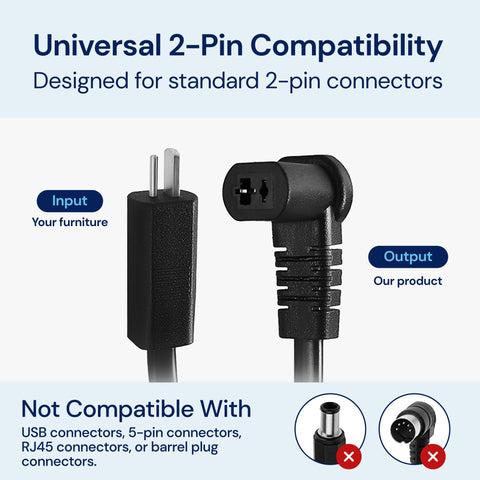 Universal Battery Pack For Recliners