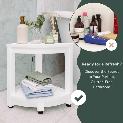 Corner Shower Stool- HDPE