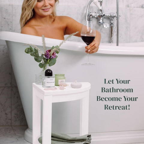 Water-Proof Plastic Corner Shower Stool for Shaving Legs