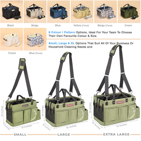 Multi-Purpose Diaper & Cleaning Caddy Organizer Bag