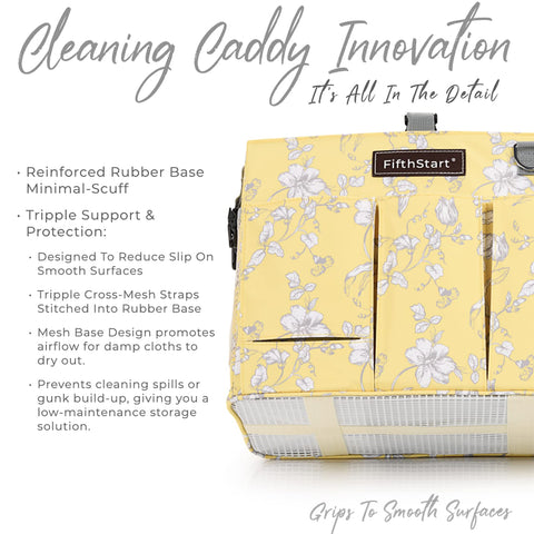 Multi-Purpose Diaper & Cleaning Caddy Organizer Bag