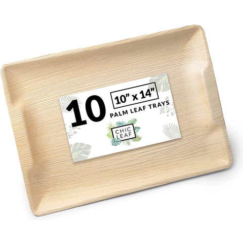 Palm Leaf Charcuterie Platters & Serving Trays