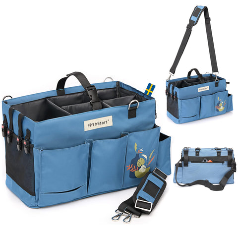 Multi-Purpose Diaper & Cleaning Caddy Organizer Bag