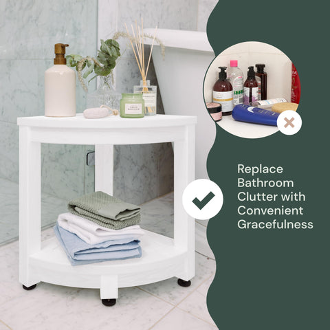 Corner Shower Stool- HDPE