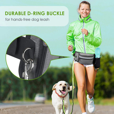 Dog Training Treat Pouch with Water Bottle & Poop Bag Holder