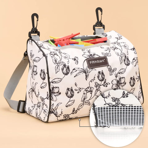 Wearable Clothespin & Peg Bag for Clothesline