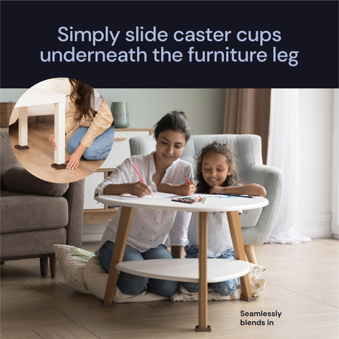 CasterMaster Non Slip Furniture Pads Black CasterMaster