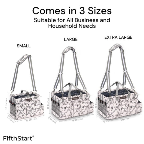 Multi-Purpose Diaper & Cleaning Caddy Organizer Bag