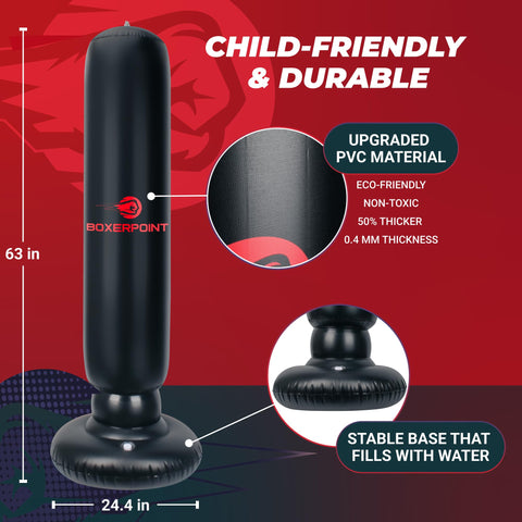 Inflatable Punching Bag for Kids