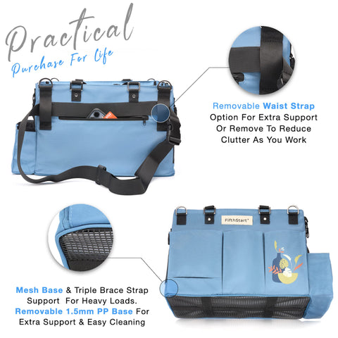 Multi-Purpose Diaper & Cleaning Caddy Organizer Bag