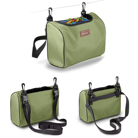 Wearable Clothespin & Peg Bag for Clothesline