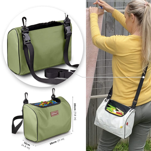 Wearable Clothespin & Peg Bag for Clothesline