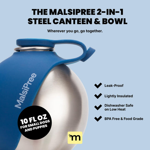 MalsiPree Canteen Dog Bowl GoNorth