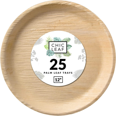 Palm Leaf Charcuterie Platters & Serving Trays