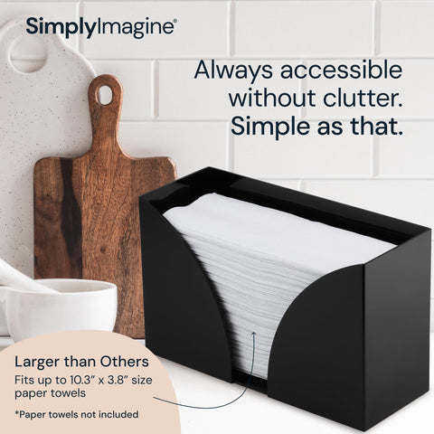 SimplyImagine Countertop Paper Towel Holder Dispenser