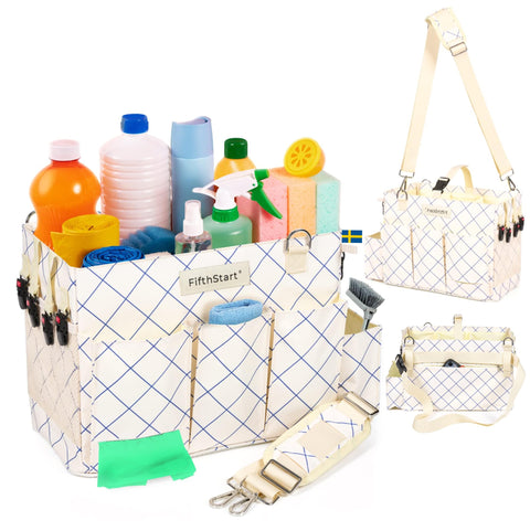 Multi-Purpose Diaper & Cleaning Caddy Organizer Bag