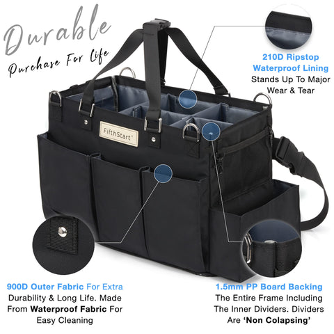 Cleaning Caddy Bag- Black