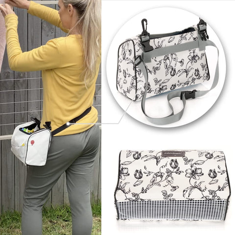 Wearable Clothespin & Peg Bag for Clothesline
