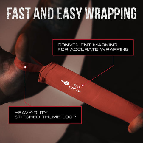 180 Inch Boxing Hand Wraps (Mexican Style) BoxerPoint