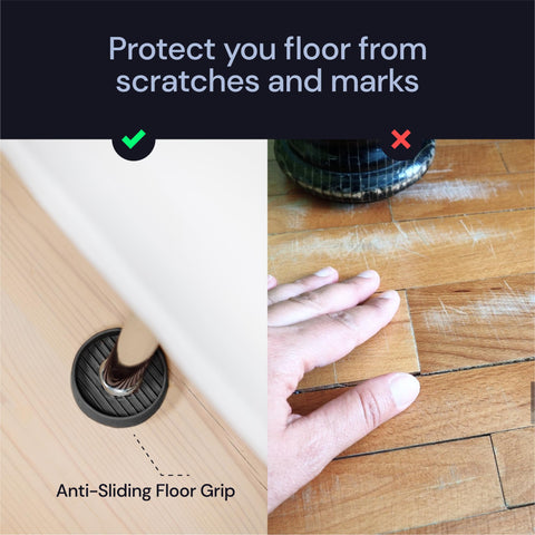 Non Slip Rubber Furniture Pads (Black & Round) Caster Master