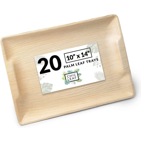 Palm Leaf Charcuterie Platters & Serving Trays