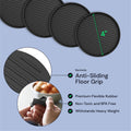 Non Slip Rubber Furniture Pads (Black & Round) Caster Master