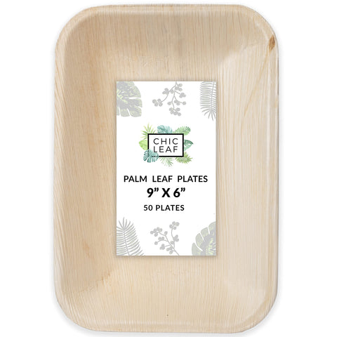Palm Leaf Charcuterie Platters & Serving Trays