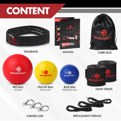 Boxing Reflex Ball Headband