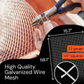 Galvanized Hardware Cloth Roll (Heavy-Duty Wire Mesh) Maporch