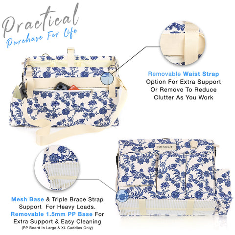 Multi-Purpose Diaper & Cleaning Caddy Organizer Bag