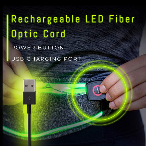 Night-Safety LED Waist Band for Running & Jogging