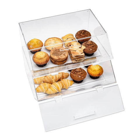 Clear Acrylic Countertop Bakery Display Case