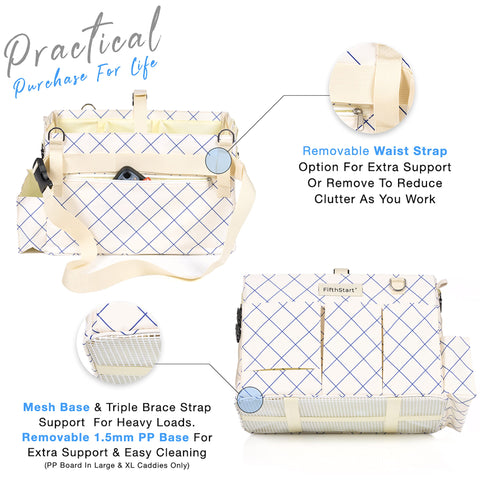 Multi-Purpose Diaper & Cleaning Caddy Organizer Bag