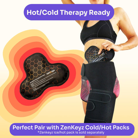Copper Compression Hip Brace for Sciatica Zenkeyz