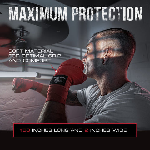 180 Inch Boxing Hand Wraps (Mexican Style) BoxerPoint