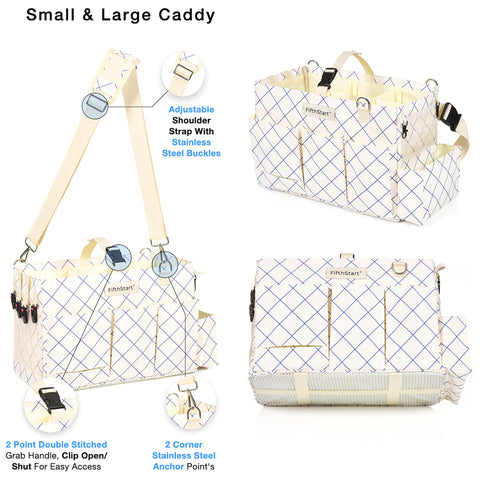 Multi-Purpose Diaper & Cleaning Caddy Organizer Bag